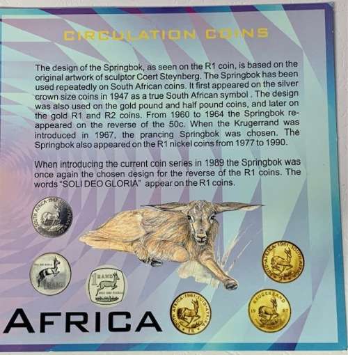 2000 UNCIRCULATED COIN SET - WITH OLD COAT OF ARMS - MILLENIUM SET