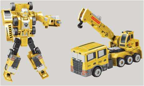 Super Trans Crane to Robot "Transformer".