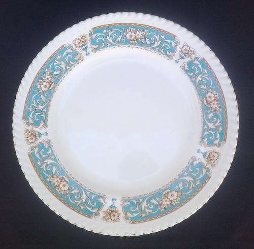 OLD JOHNSON BROS. PLATE - very ornate rim, would make lovely display plate! #2