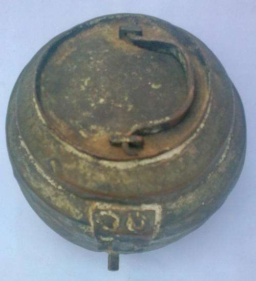 VERY, VERY OLD (ANTIQUE) COPPER BOWL WITH LID - older than my mother-in-law!