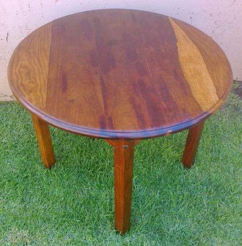 Very old (Government?) SOLID IMBUIA OCCASIONAL TABLE - BEAUTIFUL BARGAIN!!
