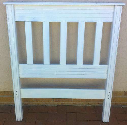 BARGAIN!! Solid wood HEADBOARD for single bed (See guarantee).