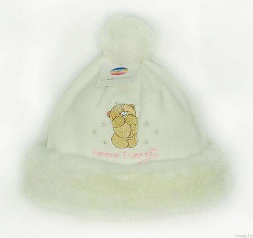Girl's Embroided Fleece Hat
