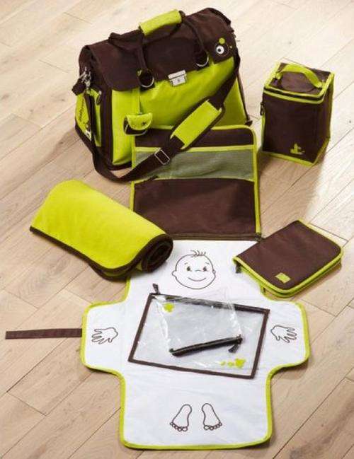 Babymoov Nappy Bag chocolate/green