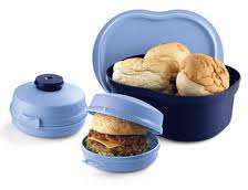 Tupperware burger sandwich keeper