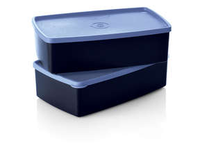 Tupperware double diners (1.4L x 2) AQUA OR INDIGO