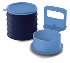 Tupperware hamburger Press Freezer set