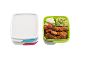 Tupperware Square Divided Dish Set 550ML x 3