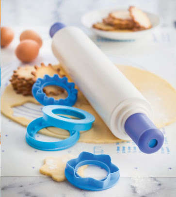 Tupperware Rolling Pin  Set STRONG & STURDY, FILL WITH HOT OR COLD WATER!! IDEAL FOR PASTRY
