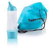 Tupperware Get Active Bottle 750ml x 1 (Aqua Blue Base and cap) EXCLUDING DRAWSTRING BAG