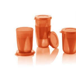 Tupperware Outdoor Dining Tumblers 330ml x 4 with Seals