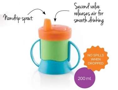 Tupperware  Sip n Care Tumbler WITH NON DRIP SPOUT