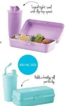 Tupperware Sandwich Keeper Oblong Set (2)