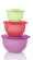 Tupperware  Inspirations Bowl Set (3) 1.3L, 2.5L & 4.3L IDEAL FOR STORING AND SERVING, NEON COLOURS