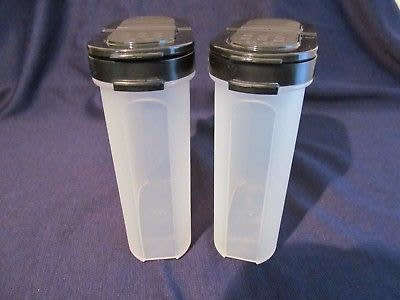 Tupperware  Spice Space Saver Set (250ml x 2)CHARCOAL LIDS