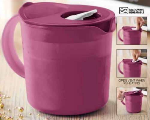Tupperware Crystalwave Pitcher 1L MICROWAVEABLE