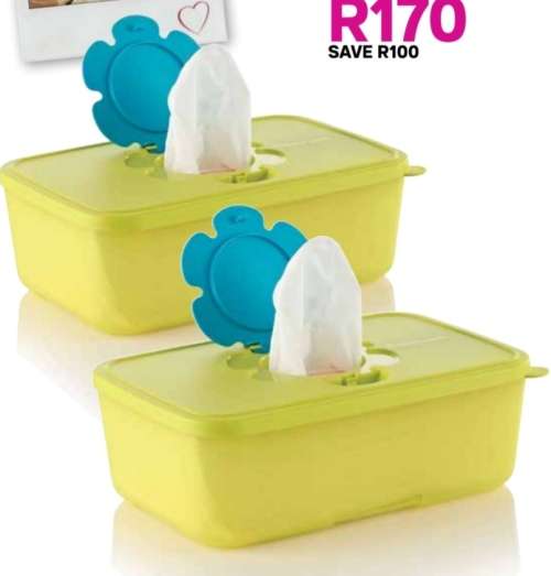 Tupperware  Tissue/Wipes Baby Set 1.5L & 650ML or 2 X 1.5L