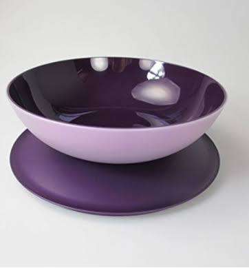 Tupperware Stunning Allegra Bowl 3.5L NEW DARK PURPLE
