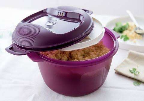Tupperware Microwave Rice Maker  2L EMERALD GREEN