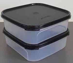 Tupperware SQUARE 1 (1.2L)BLACK, INDIGO, PURPLE, AQUA, RED OR MARGARITA