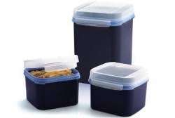 Tupperware Signature Line Set(3) 2.6L X 2 & 5.5L SQUARE 4 & 2 X 2
