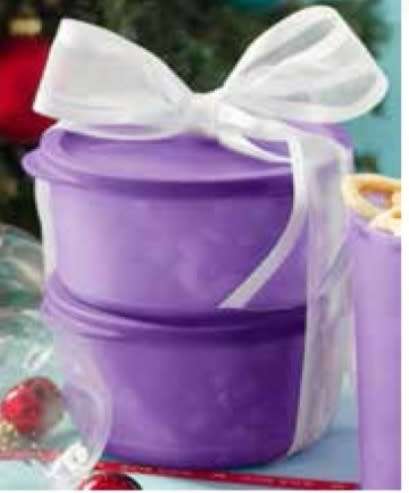 Tupperware Cubix Round set 550ML X 2