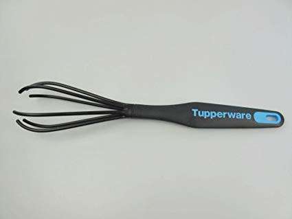 Tupperware Kitchen Prep Tool Set -Spatula and Whisk with holder STRONG & STURDY