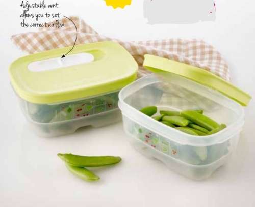 Tupperware Ventsmart 375ml X 2 NEW FRIDGE STORAGE SYSTEM