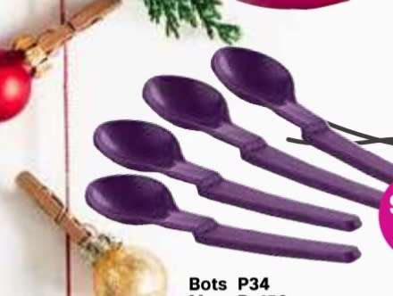 Tupperware Hang on Spoon  Set (4) PURPLE