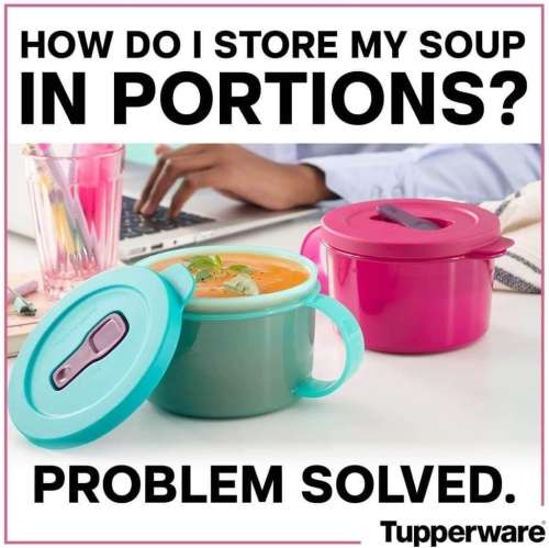 Tupperware Crystalwave Mug Set (470ml x 2)