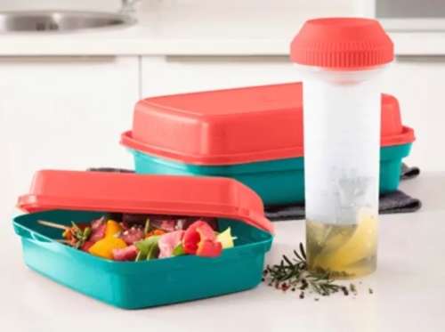Tupperware Large Marinader STUNNING NEW SUMMER COLOURS