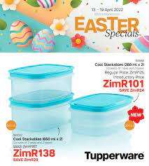 Tupperware Cool stackables ( 650ml x 2)
