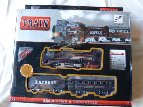 Train Set 13 Piece Battery Operated. See Pictures and Description