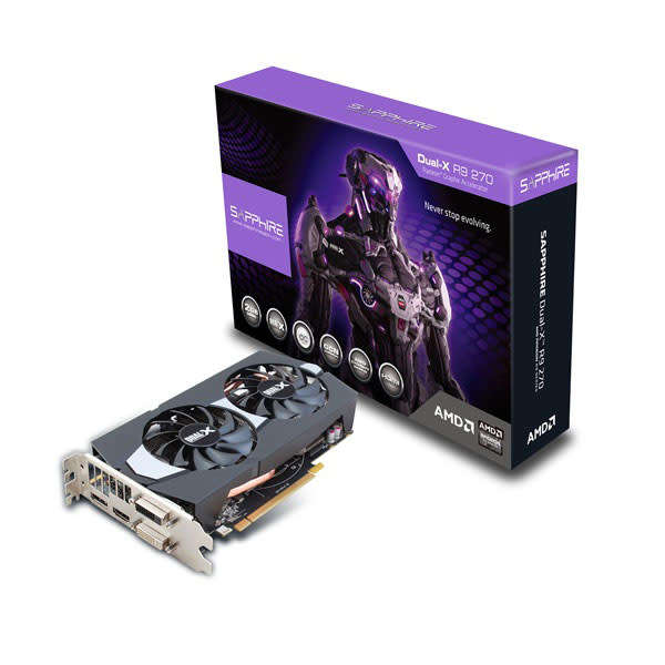 SAPPHIRE DUAL-X Radeon R9 270 2GB 256bit GDDR5