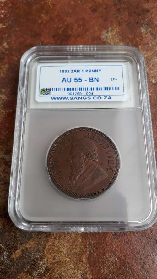 1892 ZAR Penny