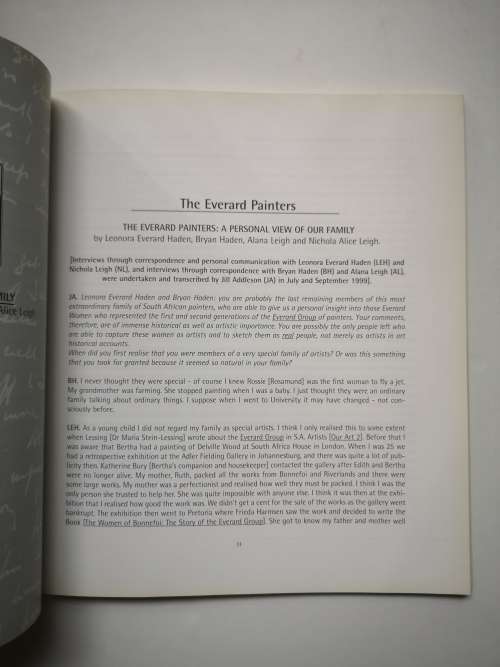 The Everard Phenomenon.An Exhibition of Paintings by the Everard Family