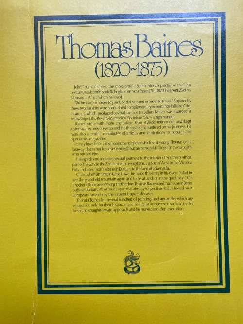Thomas Baines Portfolio: Set of 12 prints
