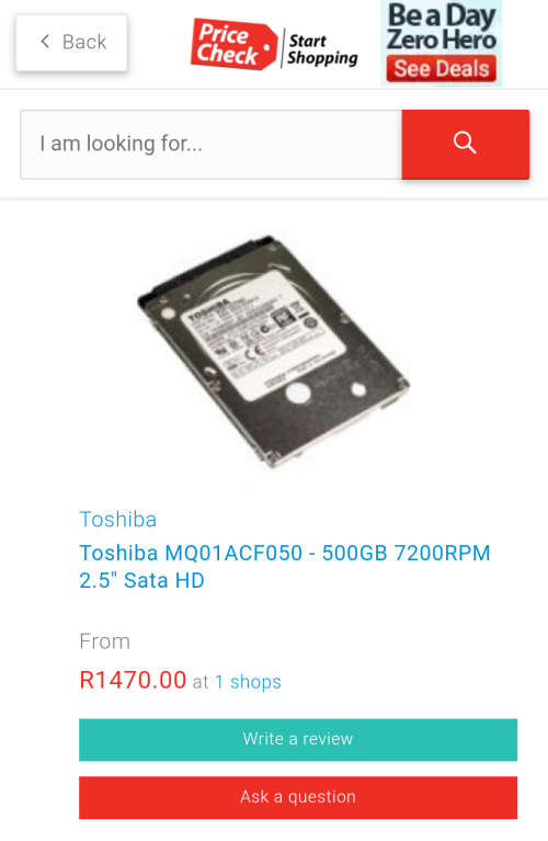 *** 2.5" 500 GB TOSHIBA SATA III DRIVE 6GB/sec  FOR LAPTOPS