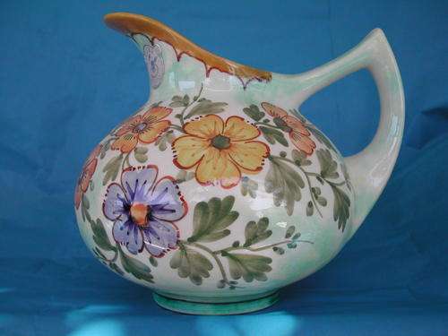Gouda Ceramic Jug 17 cm. with paper label still attached.