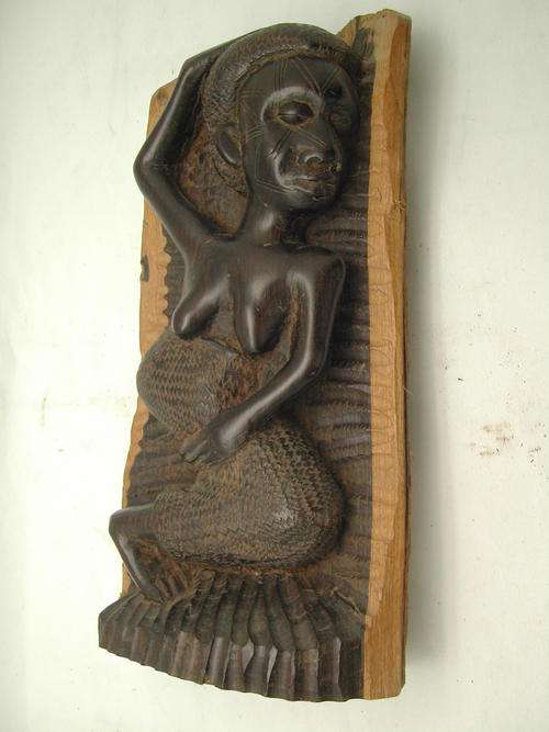 Hand-carved Ebony Statue
