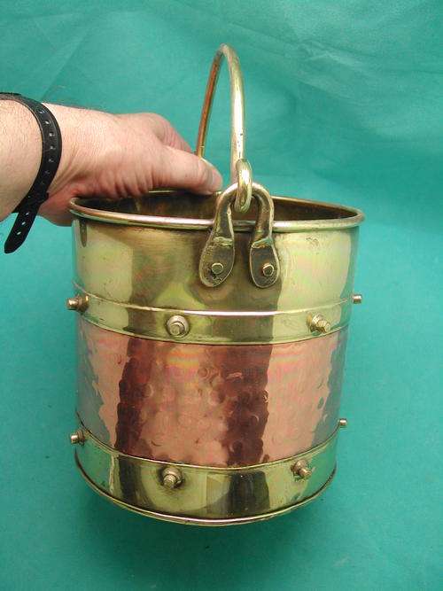 Copper and Brass Pail