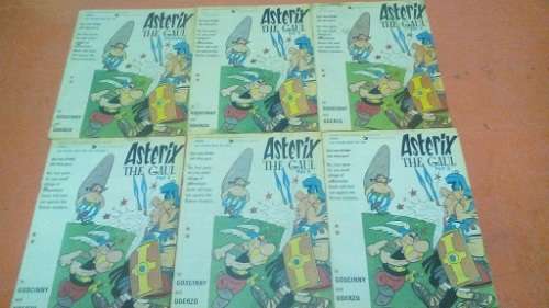 VINTAGE-1977-ASTERIX THE GAUL-PART1-PART6-BY GOSCINNY AND UDERZO-COMICS INTACT-