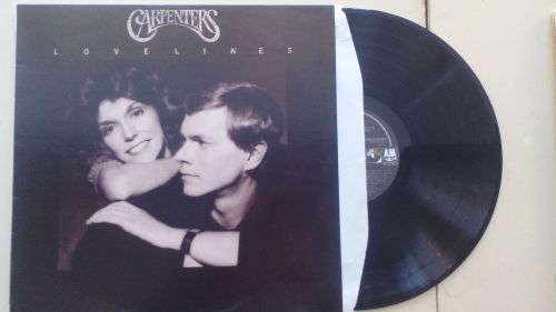 carpenters-lovelines-lp-vg+ condition
