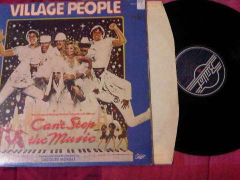 Village People-Can't Stop The Music-The Original Soundtra-lp/vinyl/sleeve/cover in vg condition