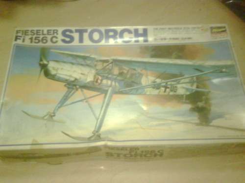 FIESELER FI 156C STORCH-1/32 SCALE-HASEGAWA-COMPLETE BUT NEEDS DECALS