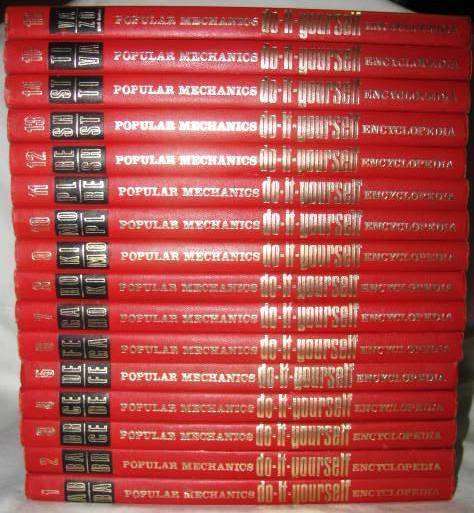 Popular Mechanics. Do it Yourself - Complete Set of 16 books-very good condition