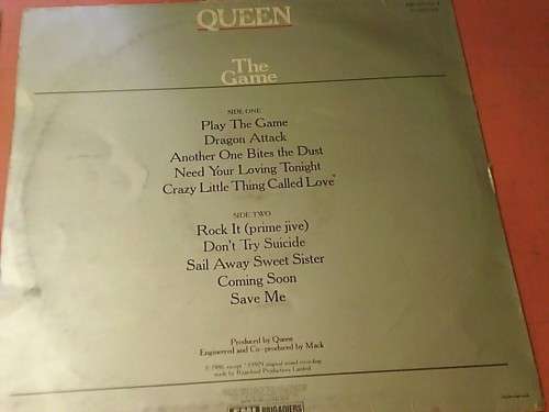 Queen-The Game-lp