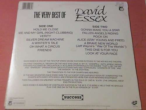 david essex-very best-lp/vinyl-33 r.p.m