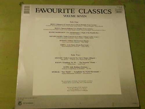 favourite classics-volume seven-lp/vinyl-33 r.p.m