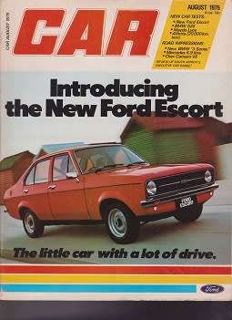 car magazine-aug 1975-100% in tact-see scan-vintage